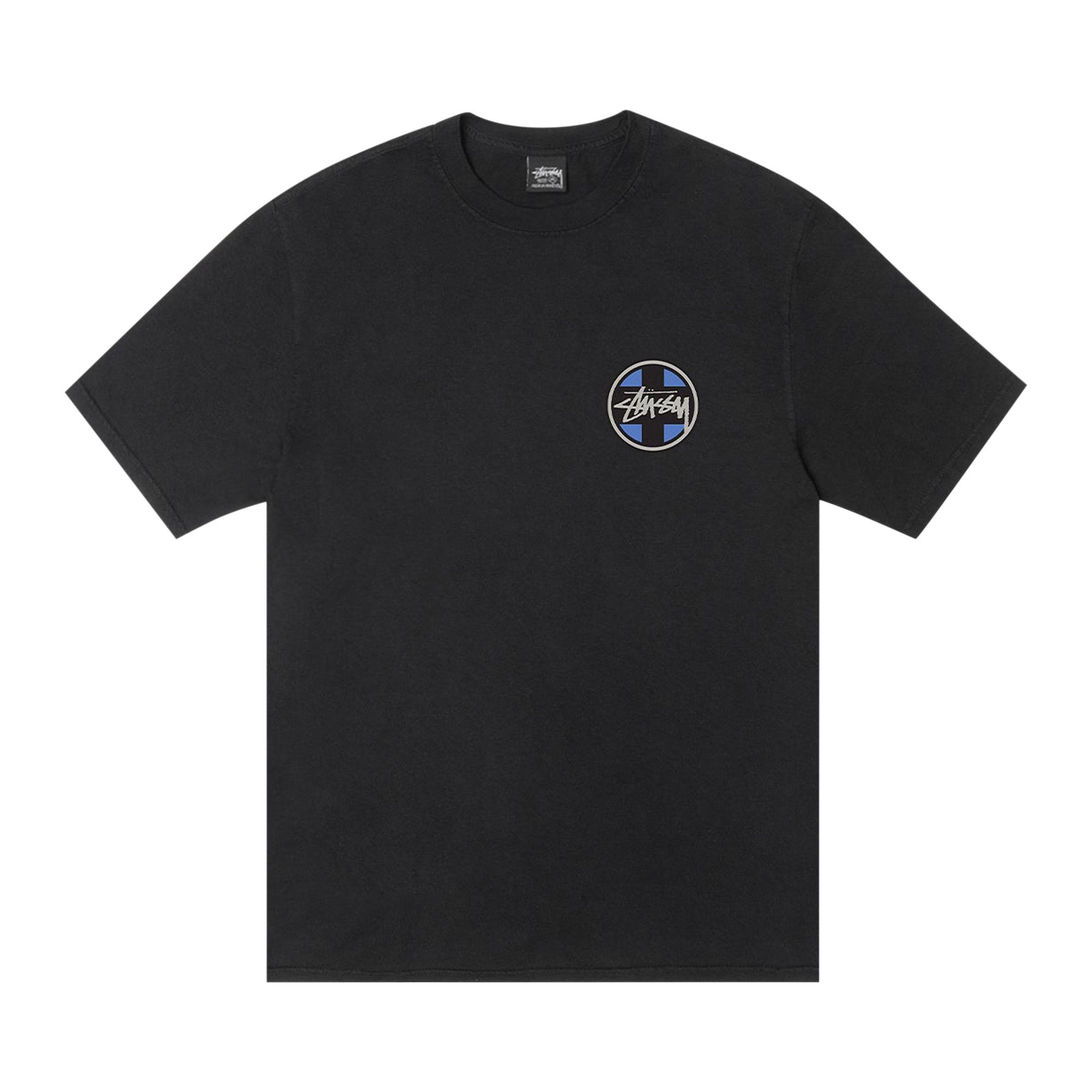 ★送料・関税込★Stussy★Cross Dot Pigment Dyed TEE★Black★ Buy Stussy Cross Dot Tee Pigment Dyed 'Black' - 1905112 BLAC