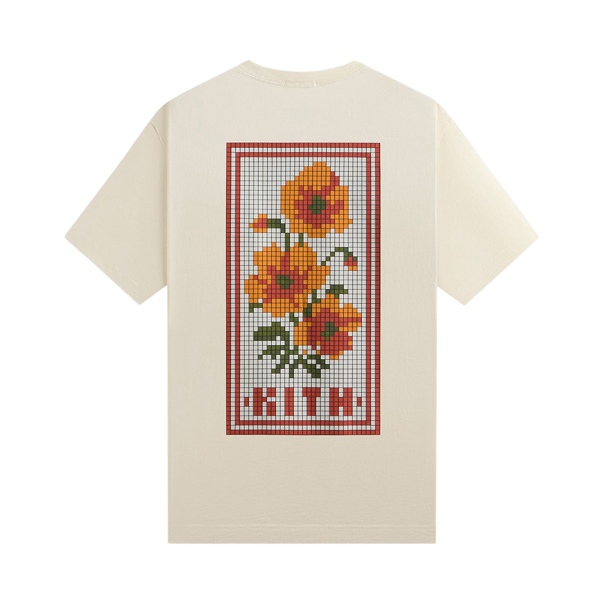 Buy Kith Blossom Logo Tee 'Sandrift' - KHM033594 104 | GOAT