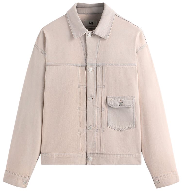 Kith Alonzo Denim Jacket Washed Pastel