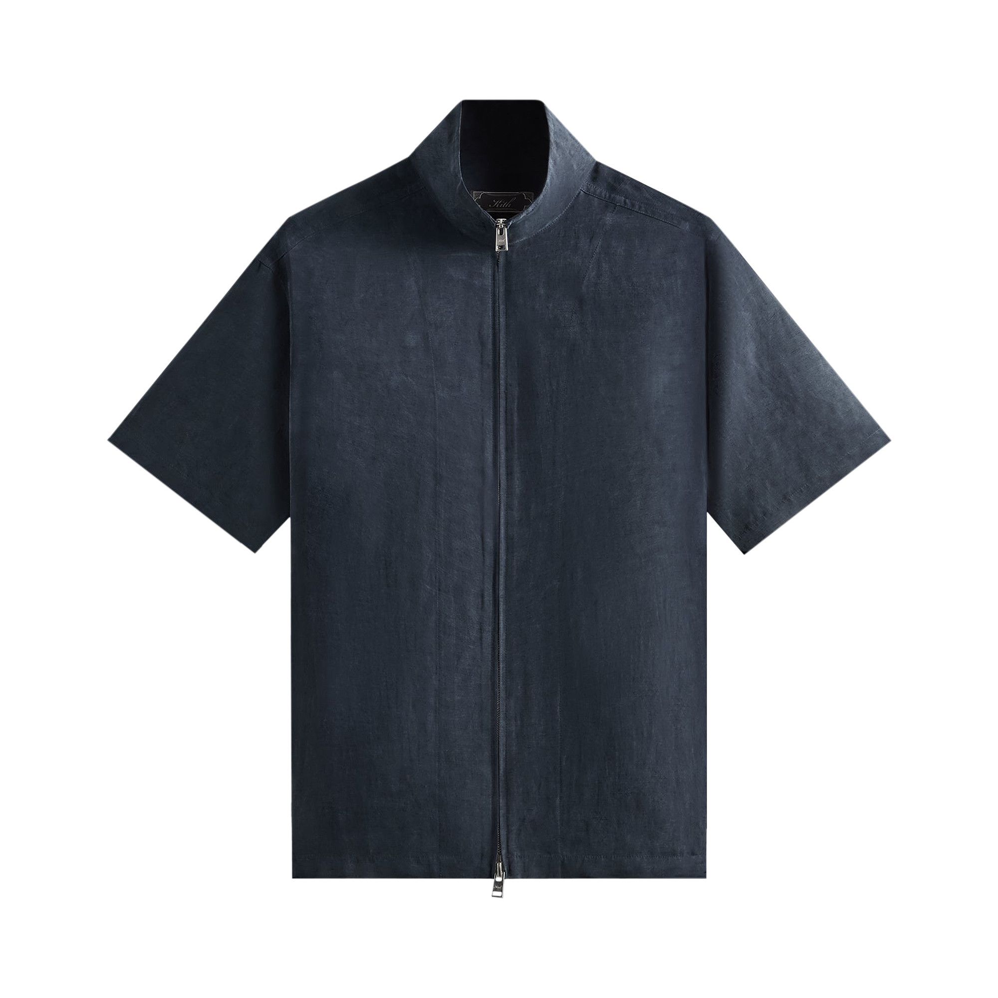 Buy Kith Colton Zip Up Shirt 'Nocturnal' - KHM033517 413 | GOAT