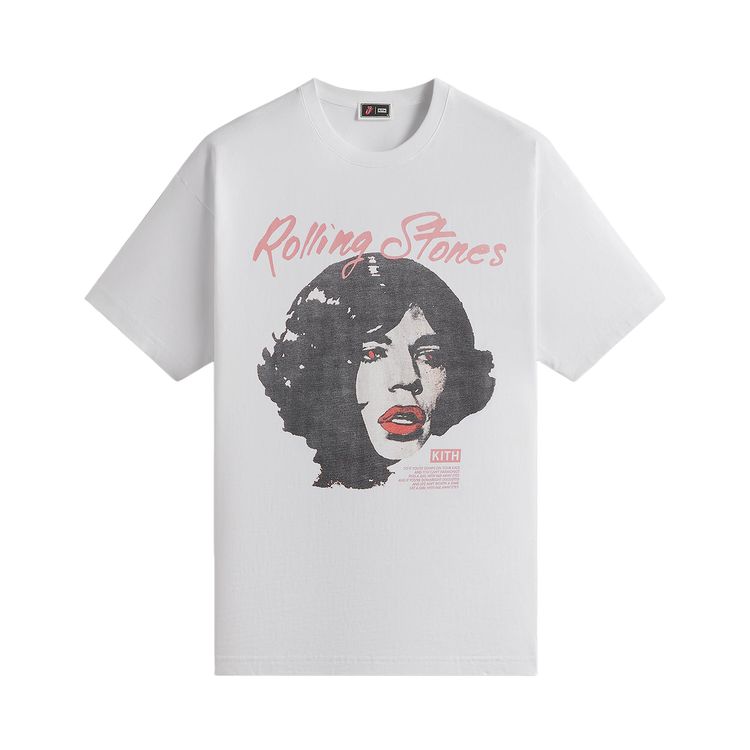 Kith For Rolling Stones Far Away Eyes Vintage Tee White