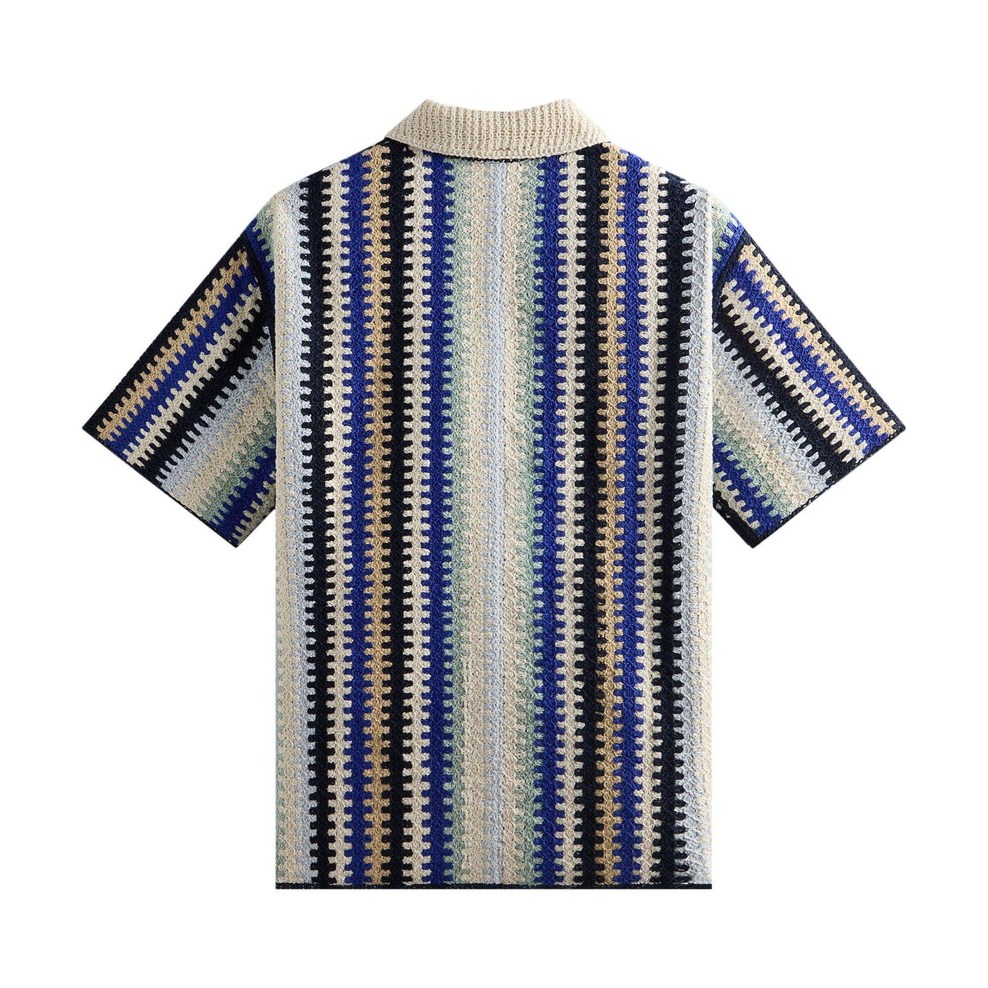 トップス Kith Keyon Crochet Pullover Blue(M) トップス Kith Keyon Crochet Pullover Blue(M) Kith Short Sleeve