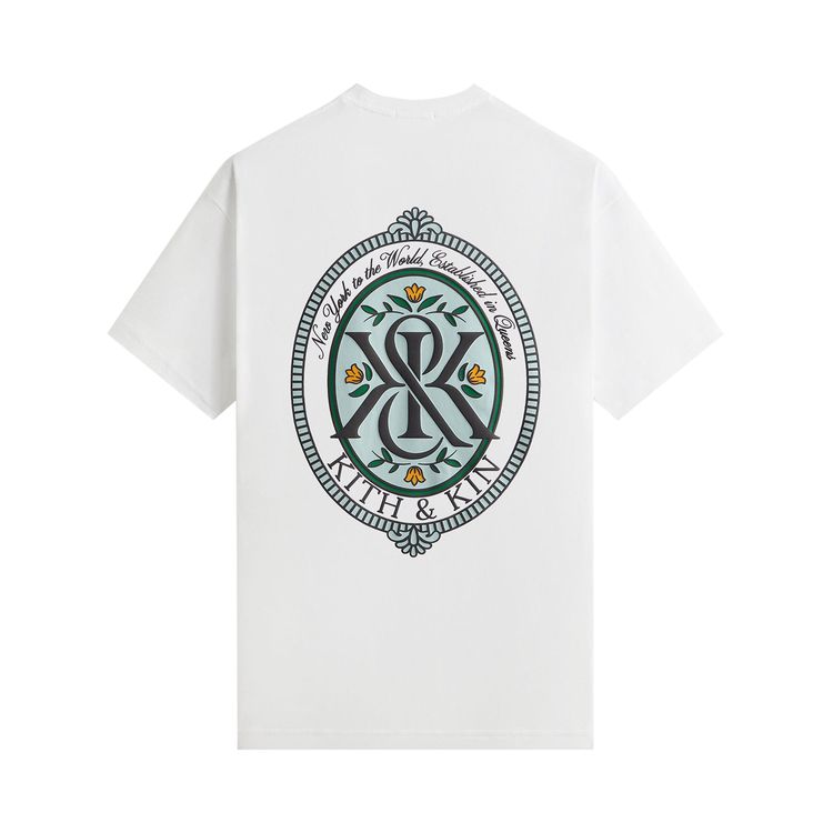 Kith Queens Crest Tee White