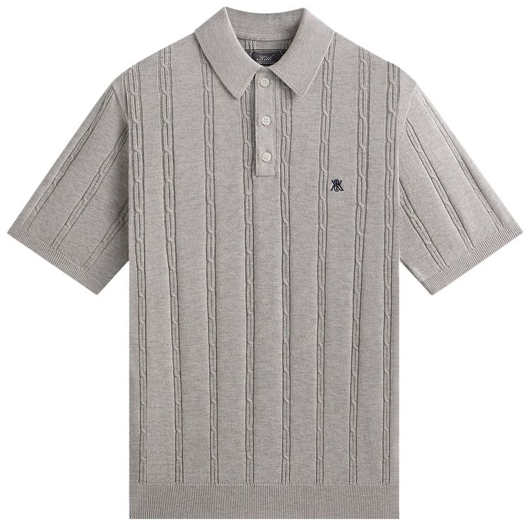 Kith Tilden Polo Light Heather Grey