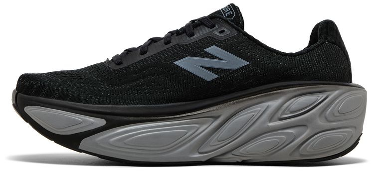 New Balance Fresh Foam X More v5 2E Wide Black Silver Metallic