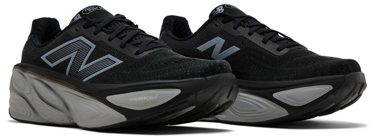 New Balance Fresh Foam X More v5 2E Wide Black Silver Metallic