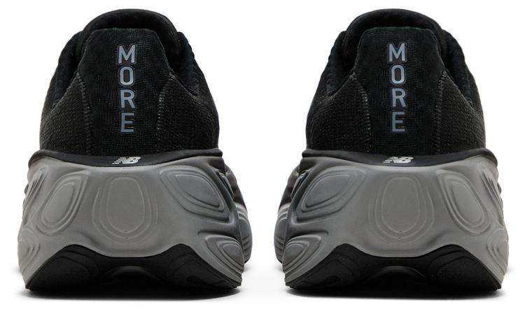 New Balance Fresh Foam X More v5 2E Wide Black Silver Metallic