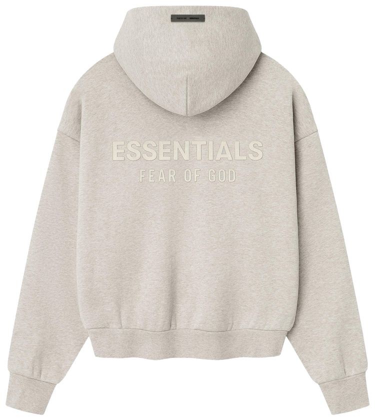 Fear of God Essentials Classic Hoodie Heather Stone