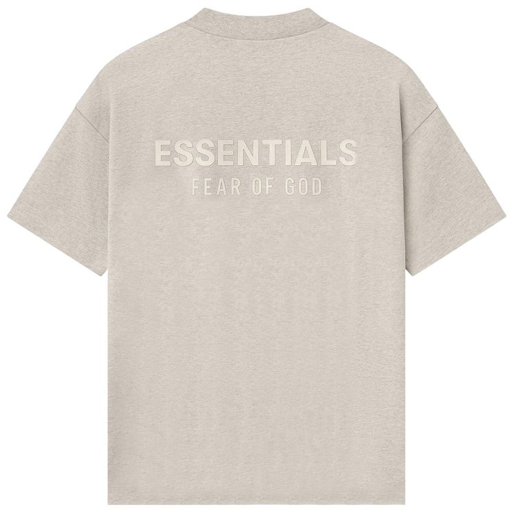 Fear of God Essentials Classic Short Sleeve Tee Heather Stone