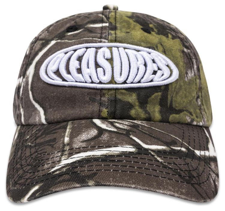Pleasures Bubble Logo Polo Cap Camo