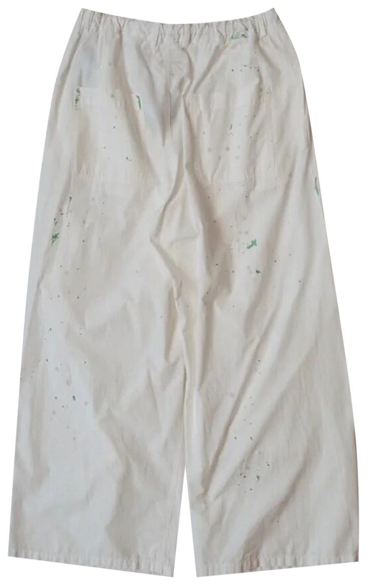 MM6 Maison Margiela Baggy Pants Off White
