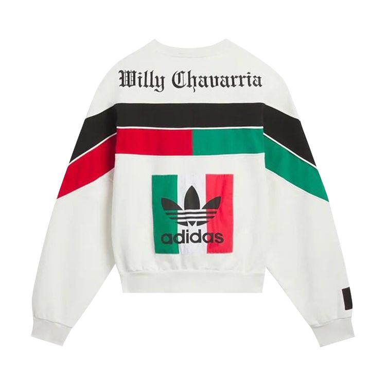 adidas x Willy Chavarria Fleece Crewneck Sweater Off White