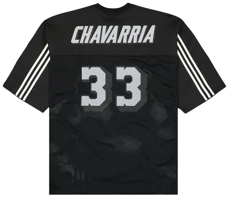adidas x Willy Chavarria Football Jersey Black