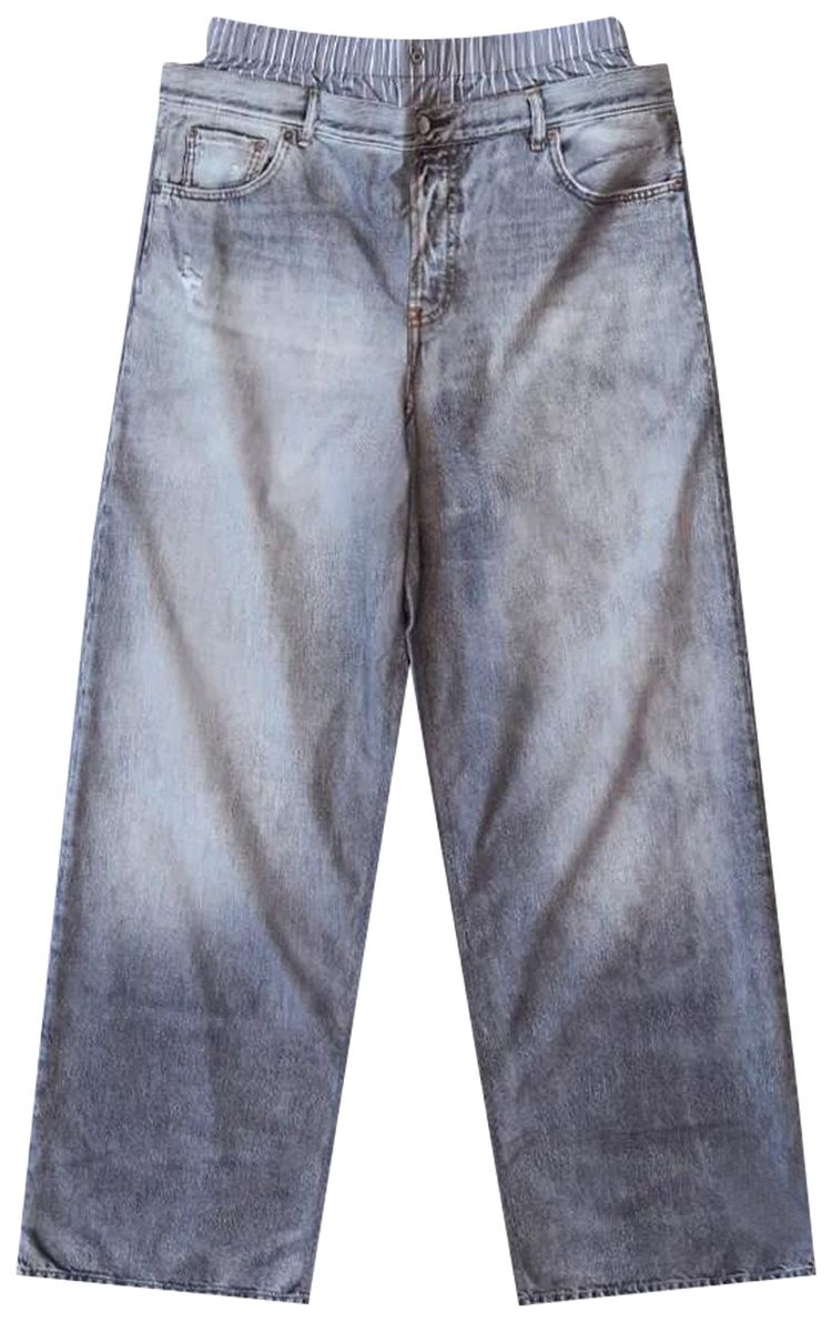 Acne Studios Printed Trousers Grey