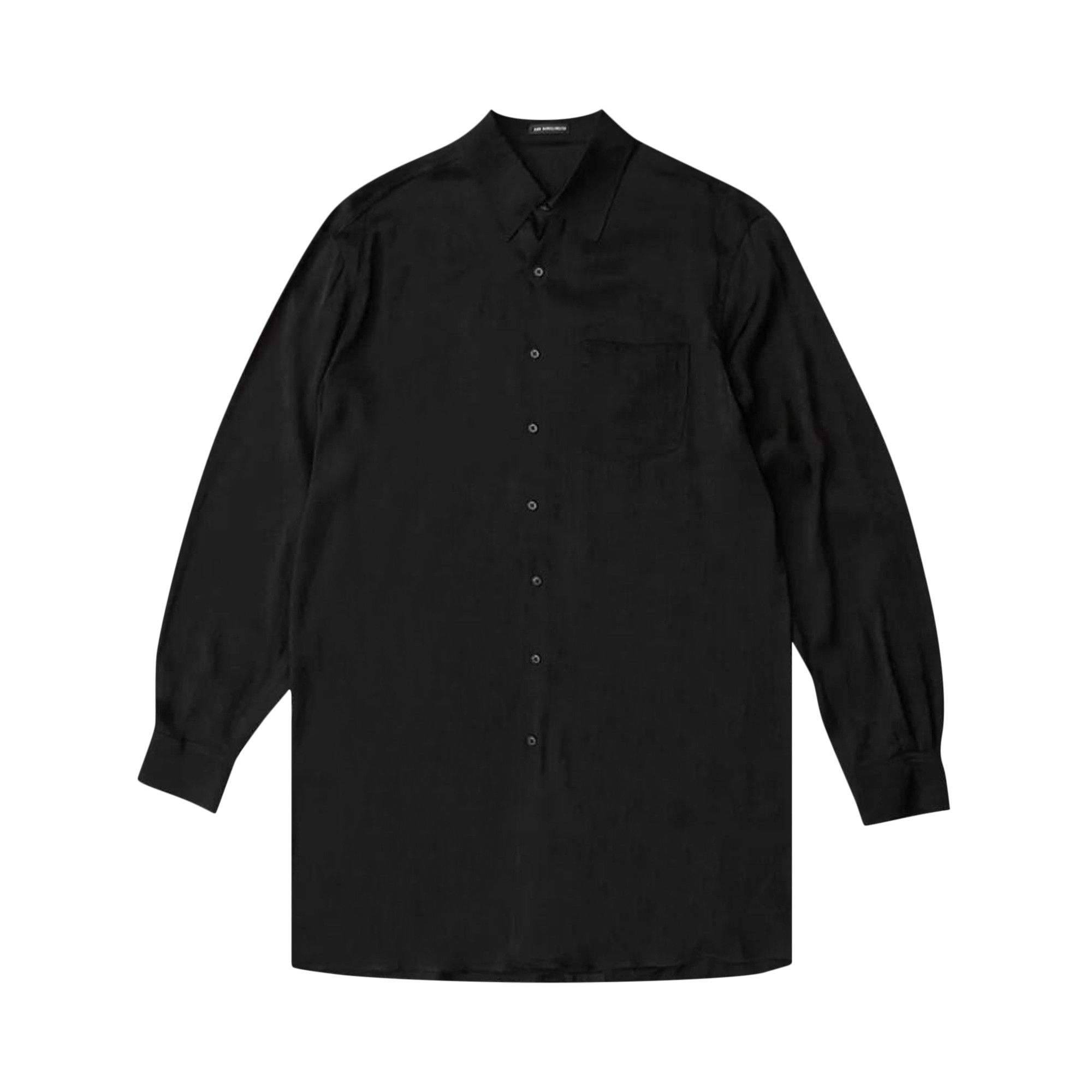 Buy Ann Demeulemeester Valere Long Relax Fit Shirt 'Black