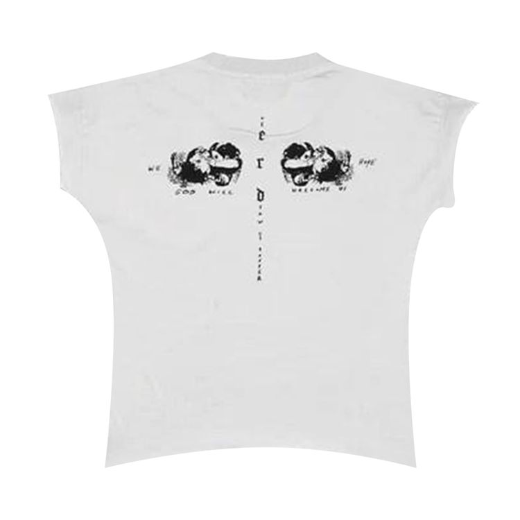 Enfants Riches Deprimes Self Termination Shrunken T Shirt White