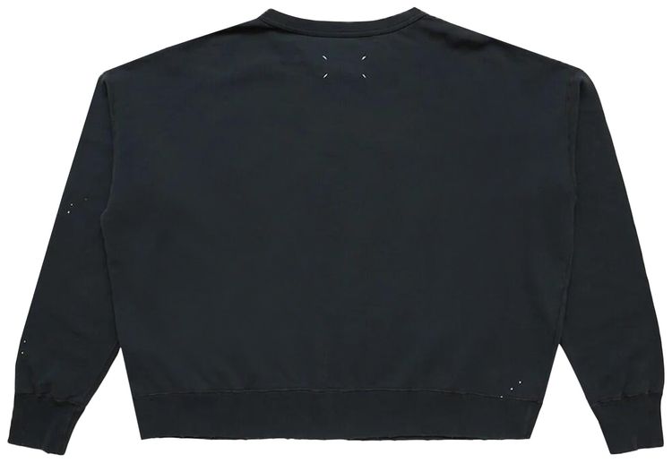 Maison Margiela Washed Fleece Sweatshirt Black