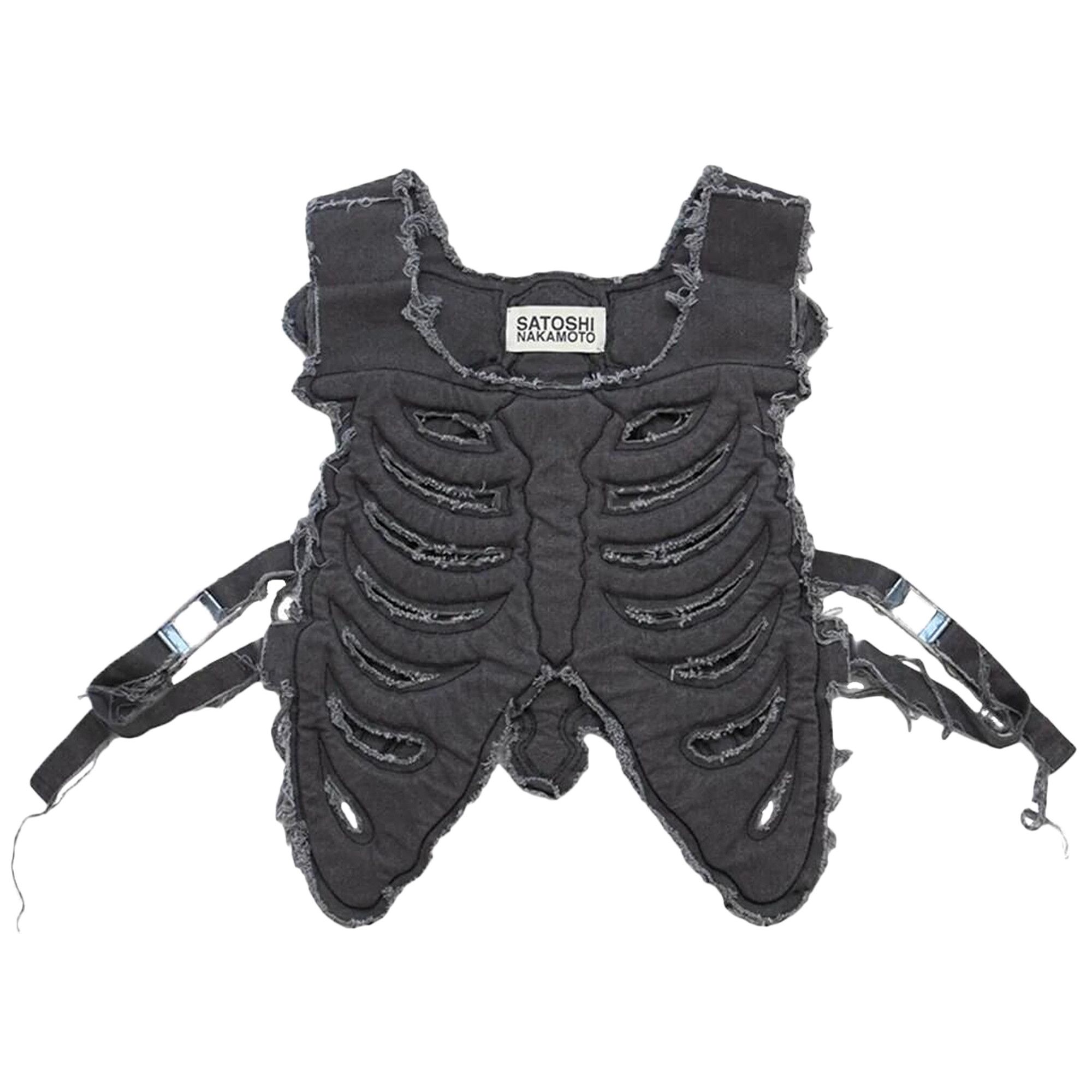 Buy Satoshi Nakamoto Skeleton Vest 'Black' - SS25ACC001 | GOAT