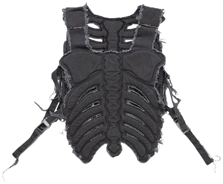 Satoshi Nakamoto Skeleton Vest Black