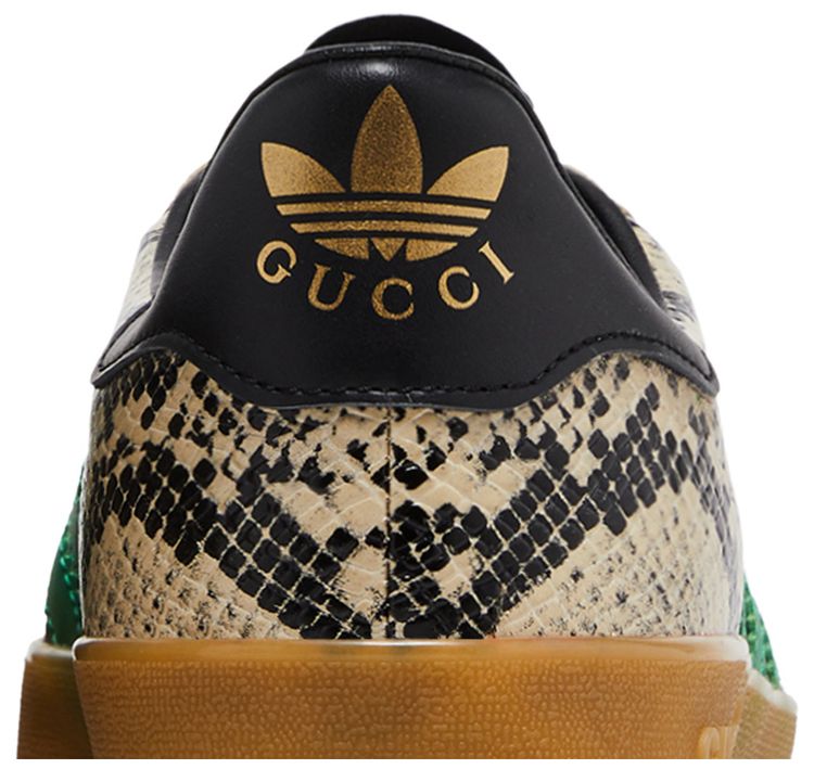 Adidas x Gucci Gazelle Python Print