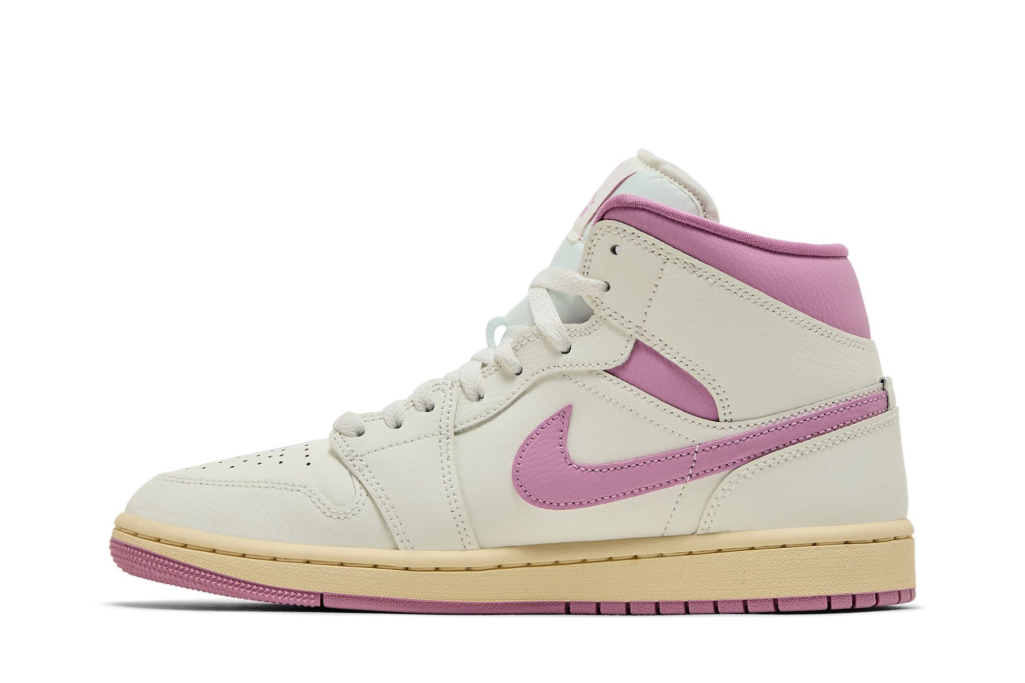 Buy Wmns Air Jordan 1 Mid 'Strawberries & Cream' - BQ6472