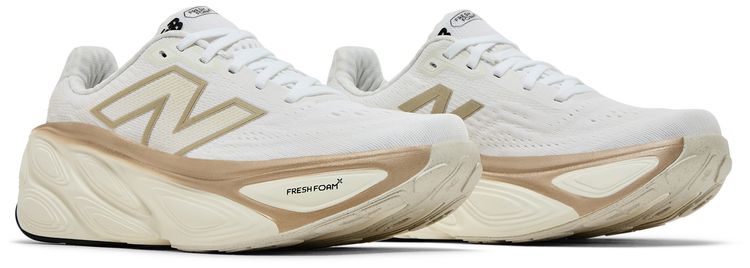 New Balance Wmns Fresh Foam X More v5 Sea Salt Light Gold Metallic