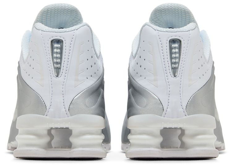 Nike Shox R4 White Metallic Silver 2024