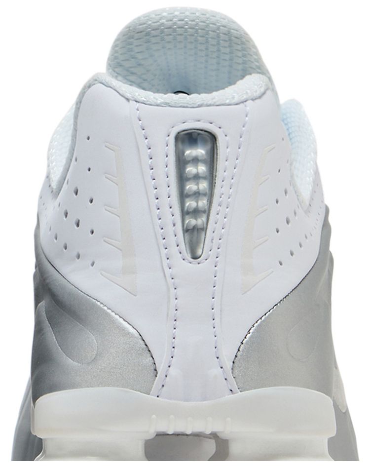 Nike Shox R4 White Metallic Silver 2024