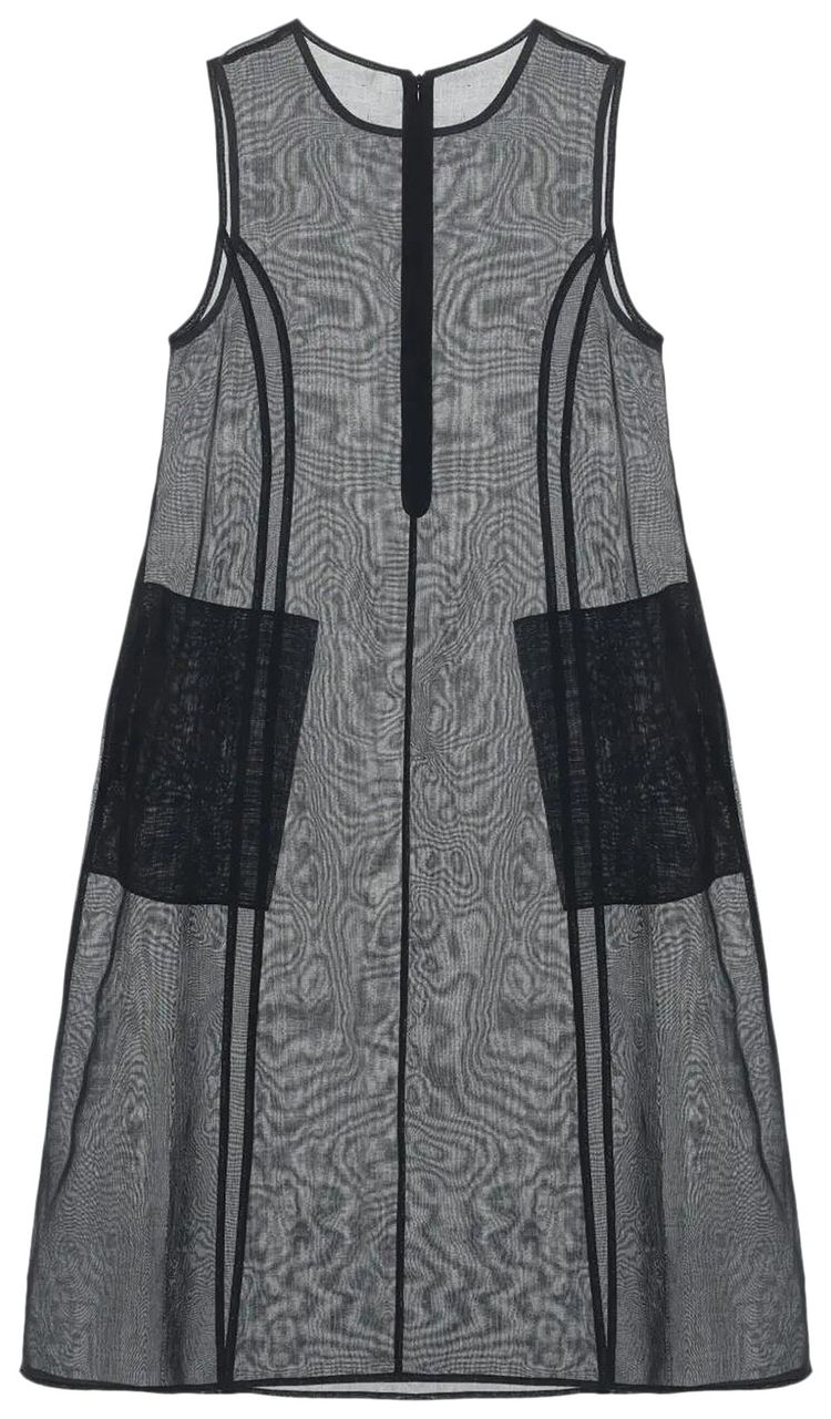 Amomento Sheer Long Dress Black