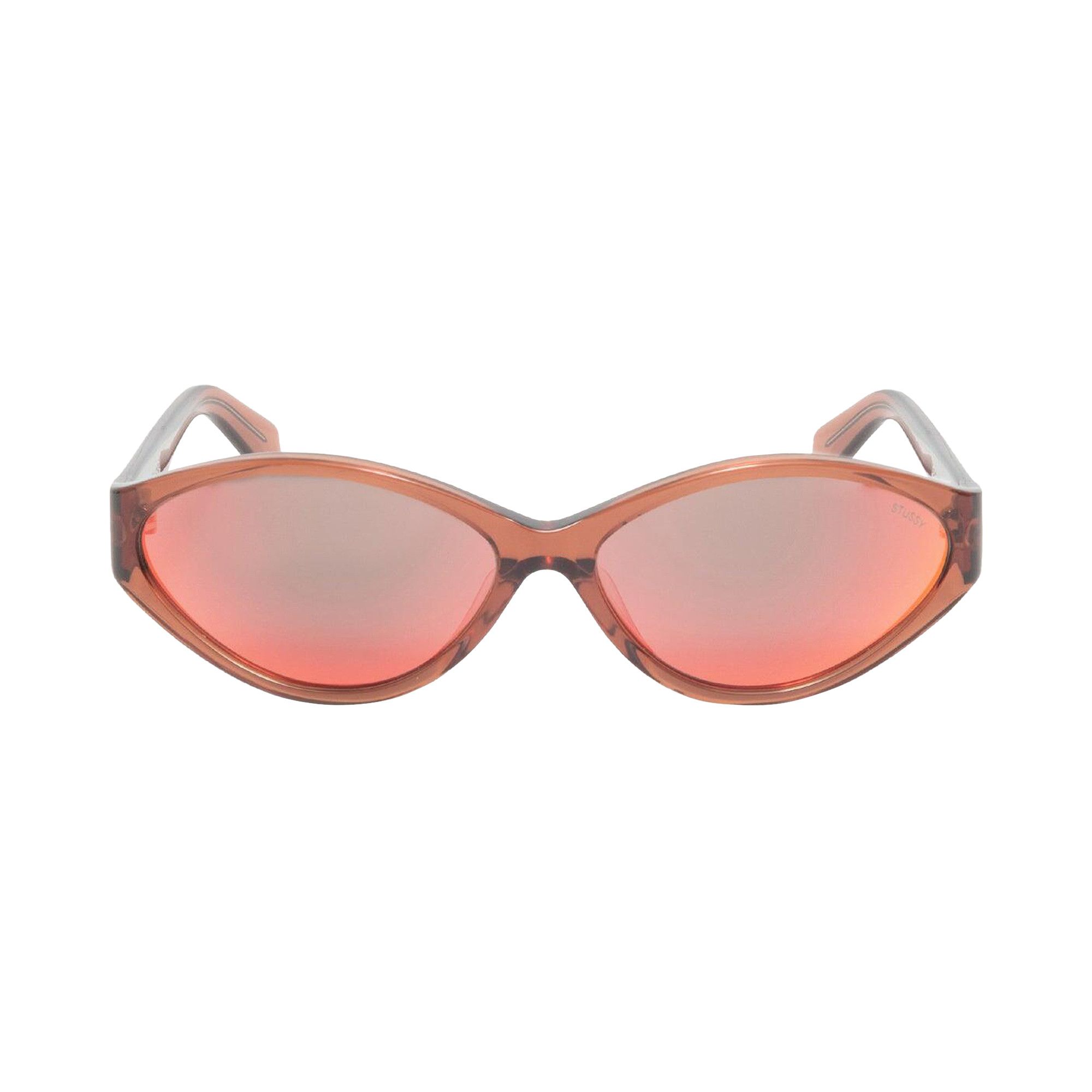 Buy Stussy Yumi Sunglasses 'Transparent Brown/Solar Flare