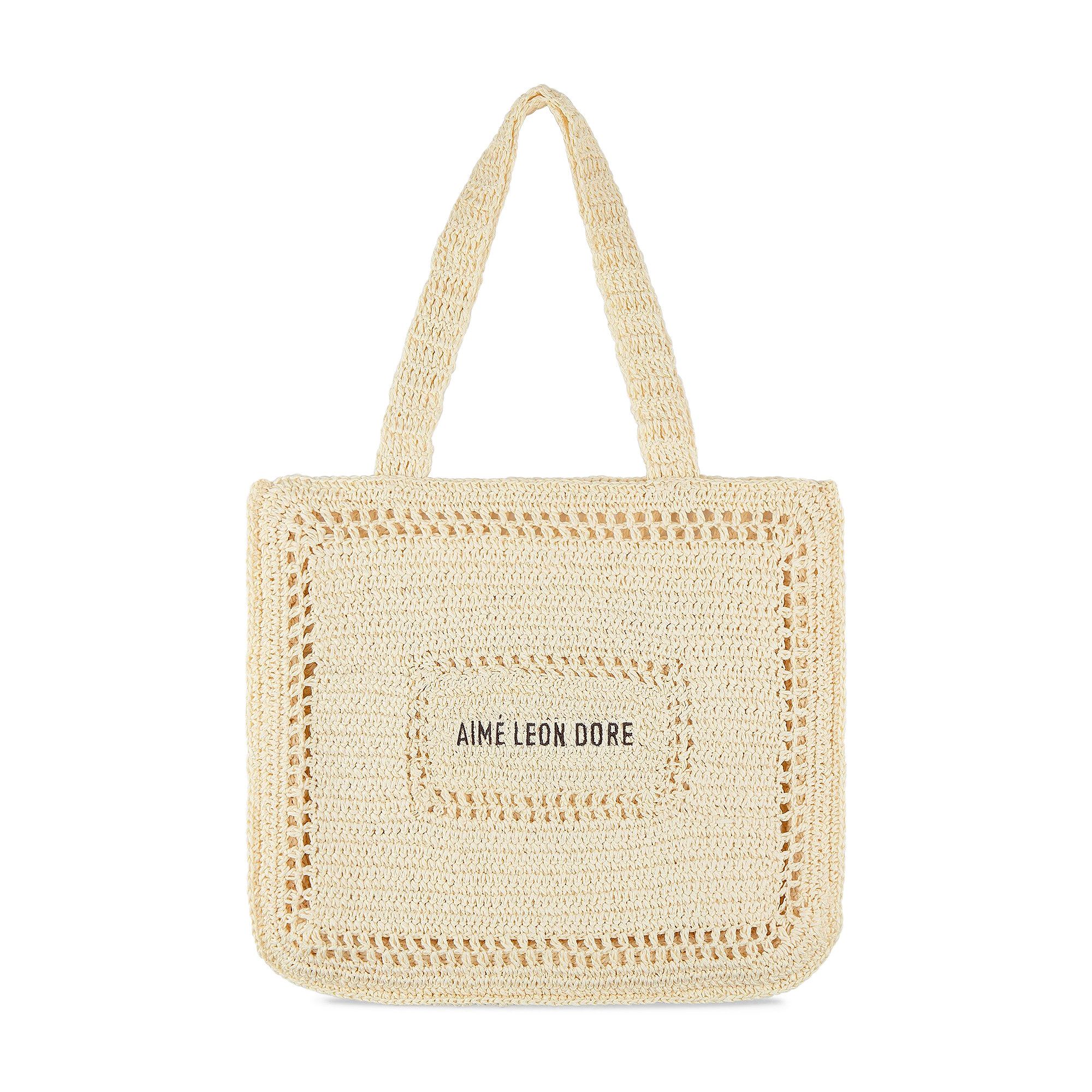 Buy Aimé Leon Dore Crochet Tote Bag 'Afterglow' - SS25AB018
