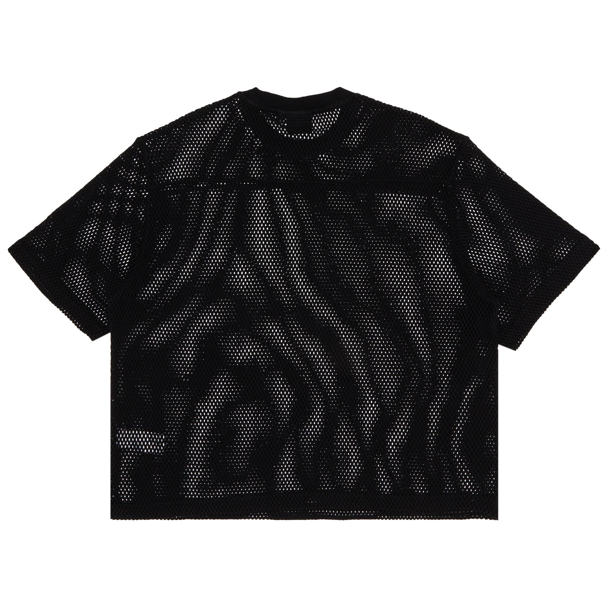 Buy Stussy Mesh Jersey Crew 'Black' - 1140344 BLAC | GOAT