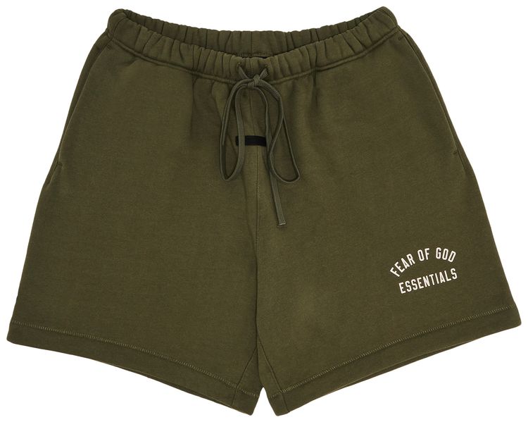 Fear of God Essentials Fleece Soccer Short Military
