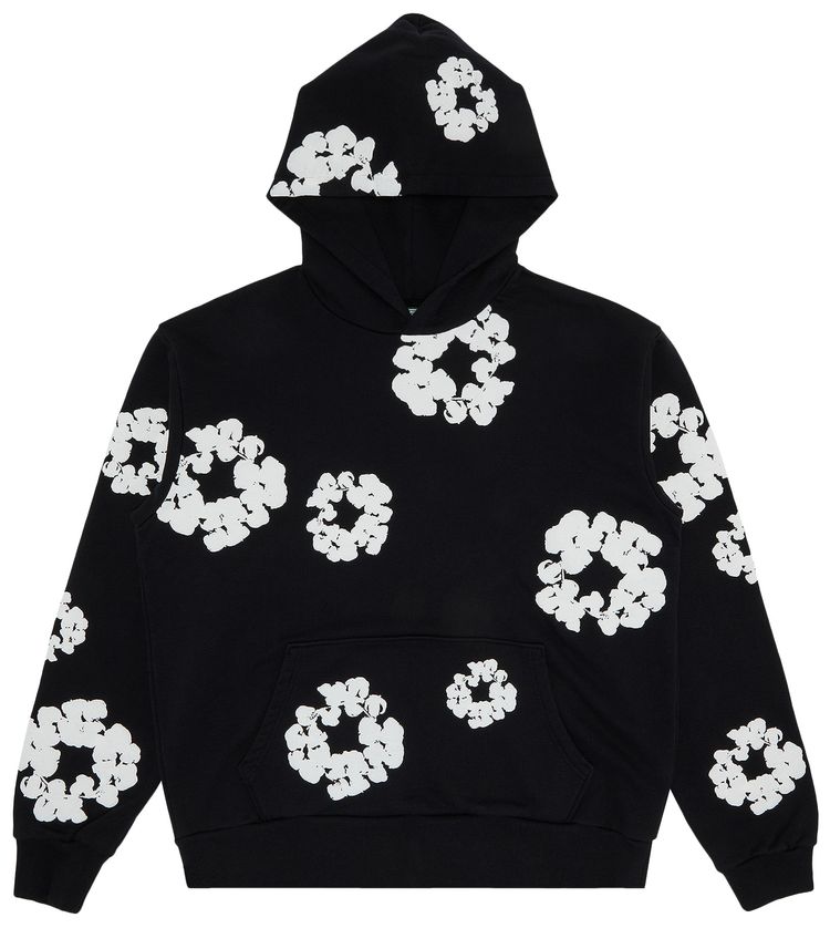 Denim Tears  The Cotton Wreath Sweatshirt Black Black