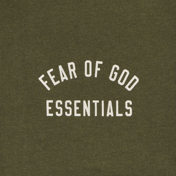 Fear of God Essentials Fleece Soccer Short Military