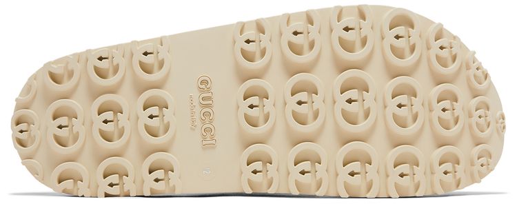 Gucci GG Slide Sandal Interlocking G   Beige Ebony