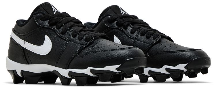 Air Jordan 1 Low Cleat GS Black White