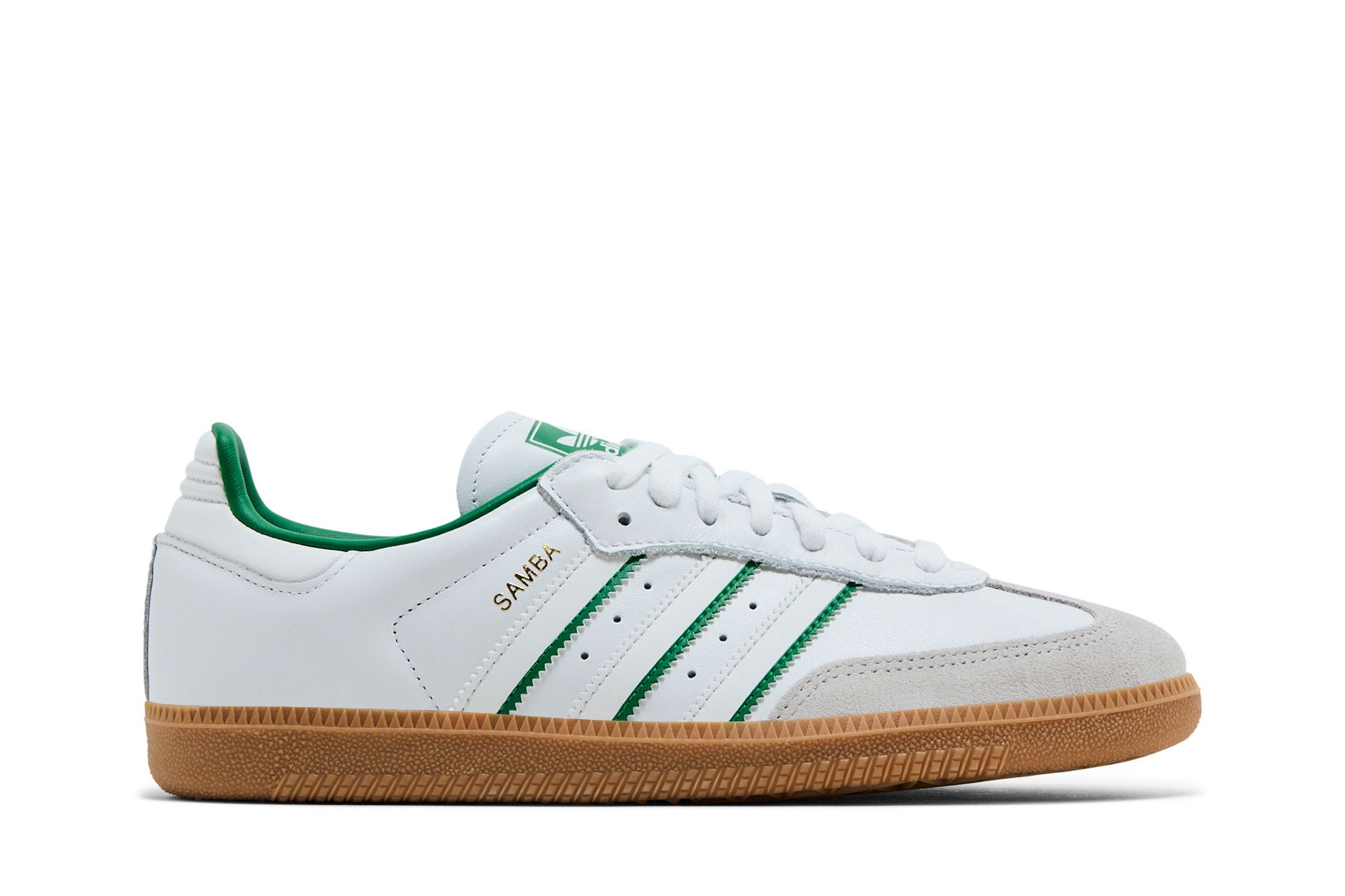 Buy Adidas Samba OG 'Cloud White Green' - JI2044 | GOAT CA