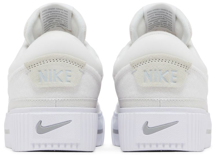 Nike Wmns Court Legacy Lift White Light Smoke Grey