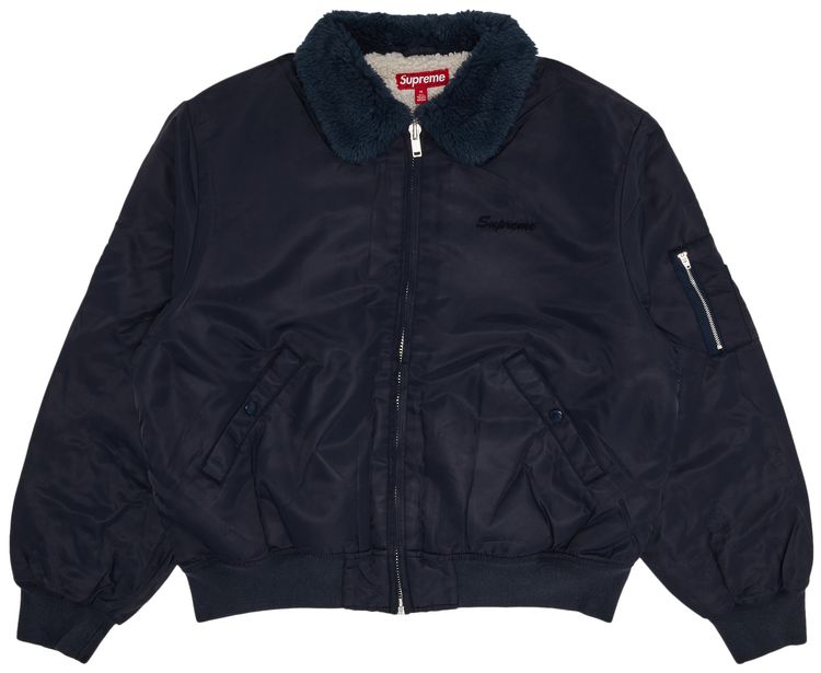 Supreme Aoi Nylon Bomber Jacket Navy