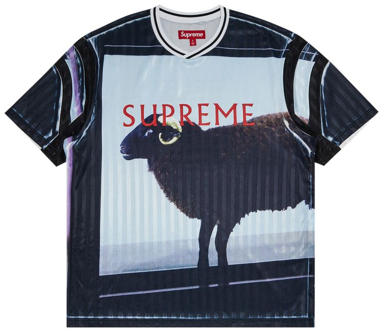 Supreme x Damien Hirst Soccer Jersey Black