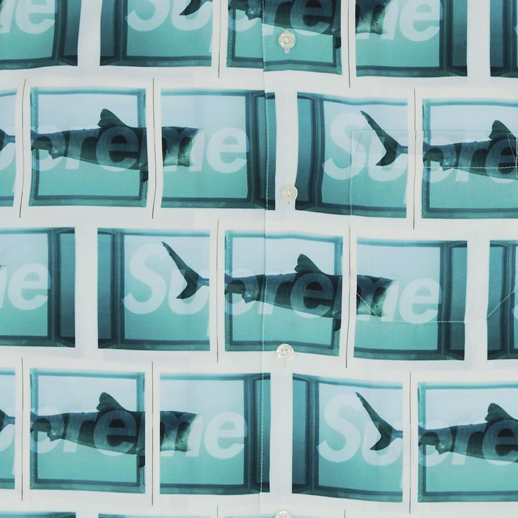 Supreme x Damien Hirst Short Sleeve Shirt White