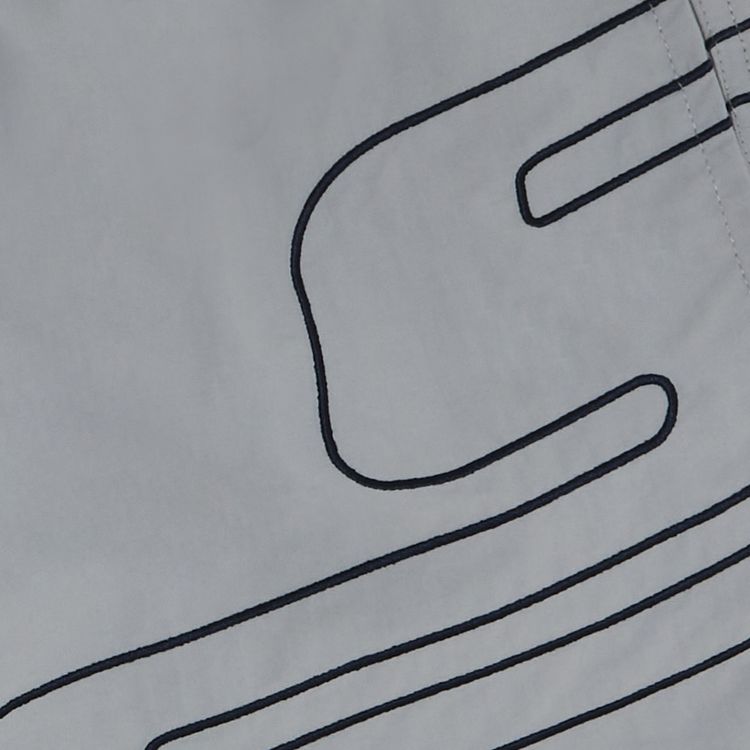 Supreme Big Logo Nylon Short Grey