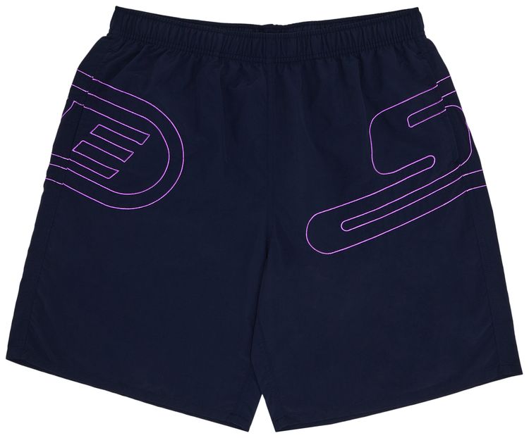 Supreme Big Logo Nylon Short Navy