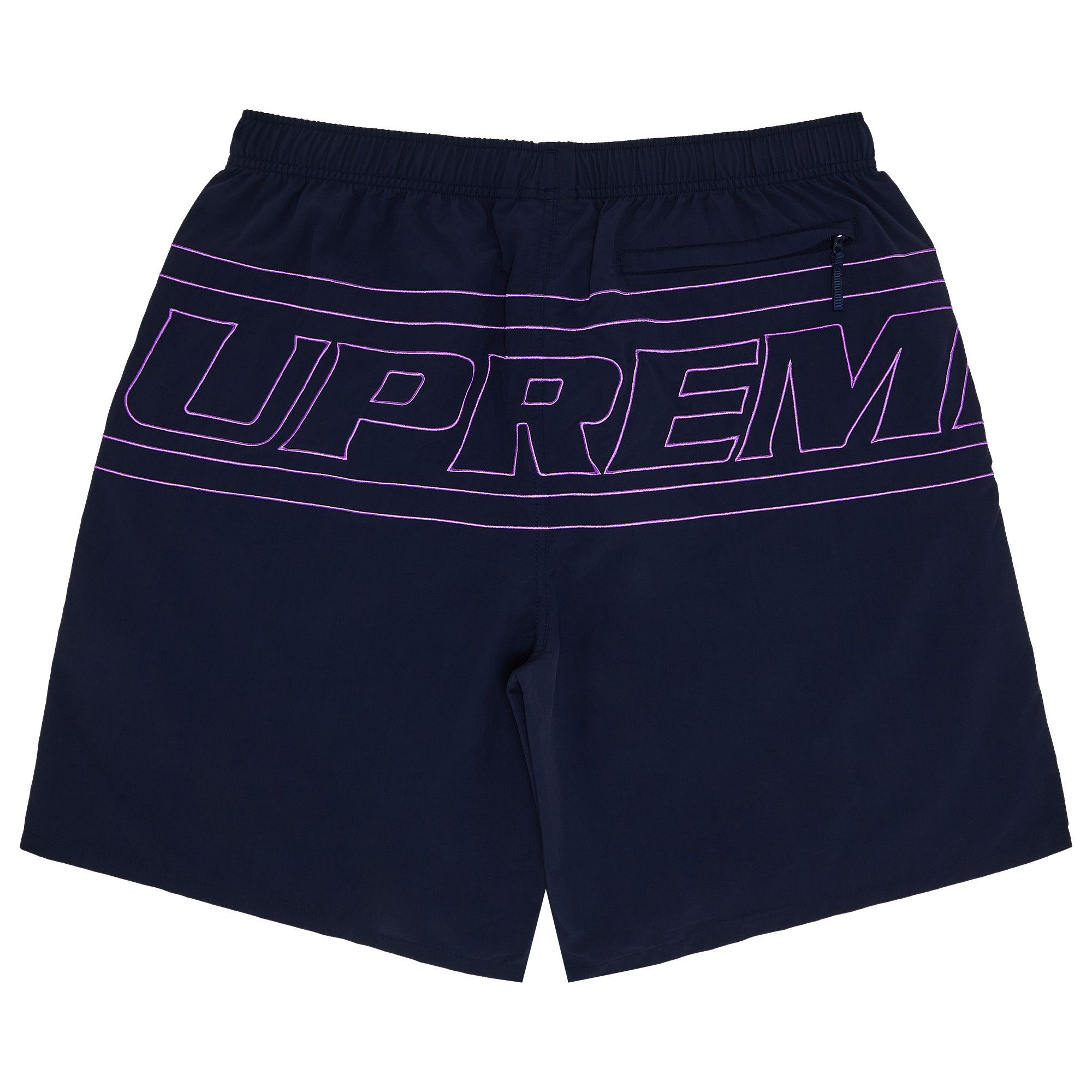Buy Supreme Big Logo Nylon Short 'Navy' - SS25SH42 NAVY | GOAT