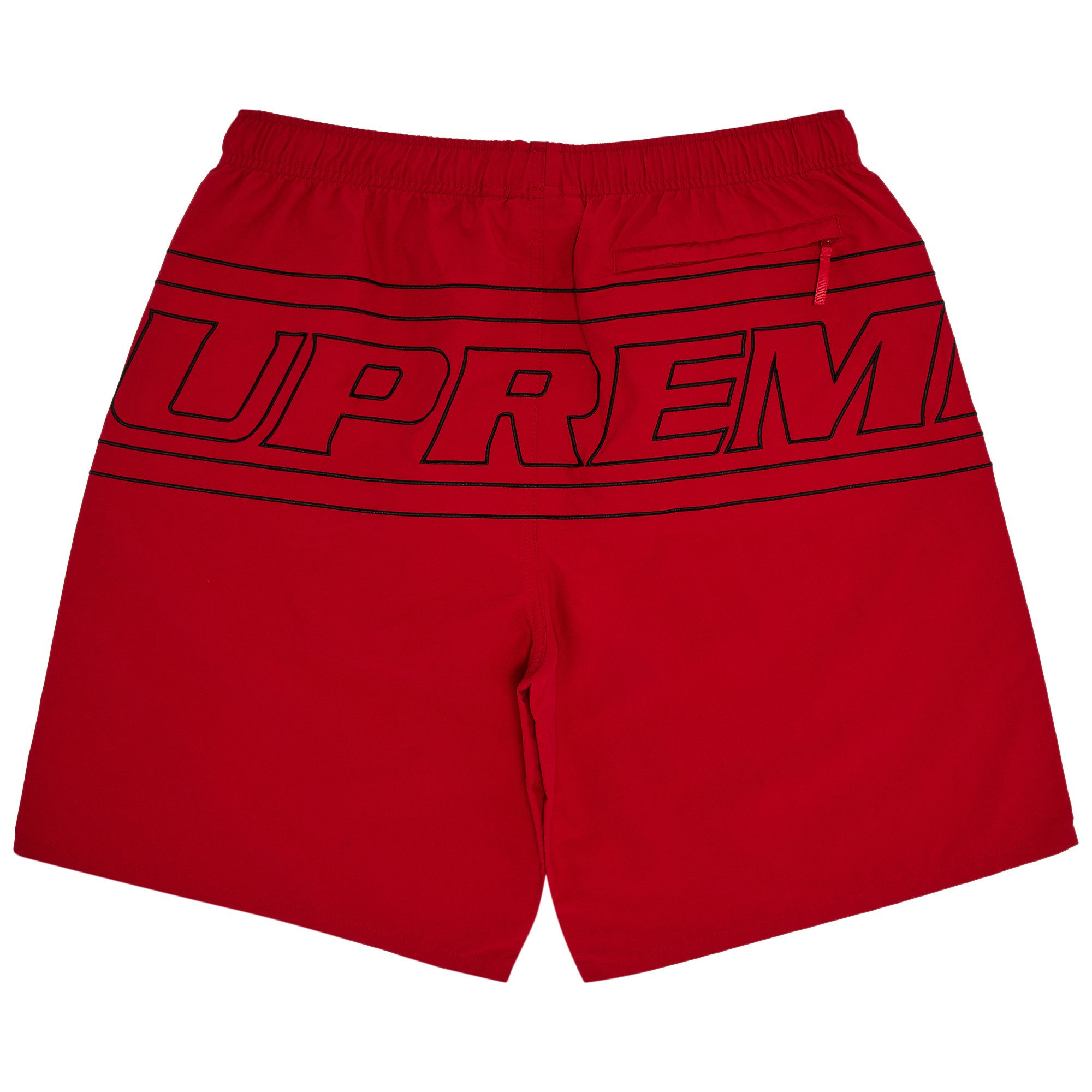Buy Supreme Big Logo Nylon Short 'Red' - SS25SH42 RED | GOAT