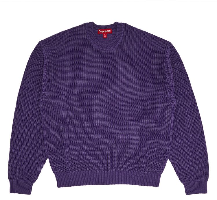 Supreme Old English Printed Sweater Purple