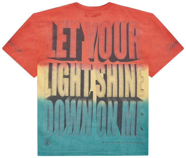 Hellstar Rasta T Shirt Multicolor