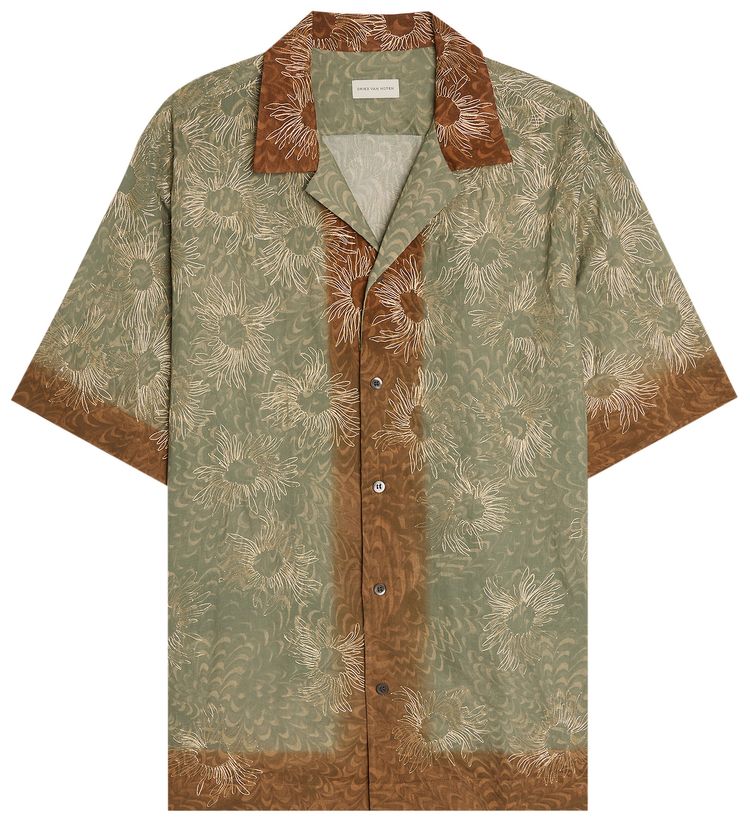 Dries Van Noten Carltone Embroidered Shirt Mint