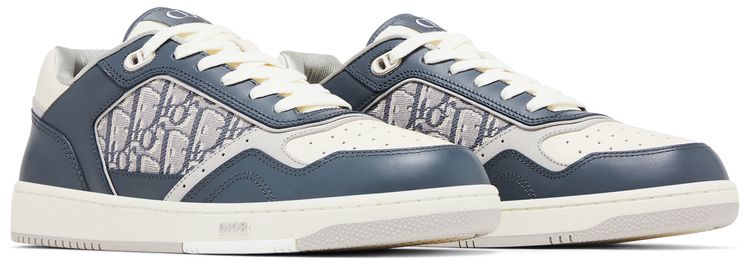 Dior B27 Low Dior Oblique   Deep Grey Cream